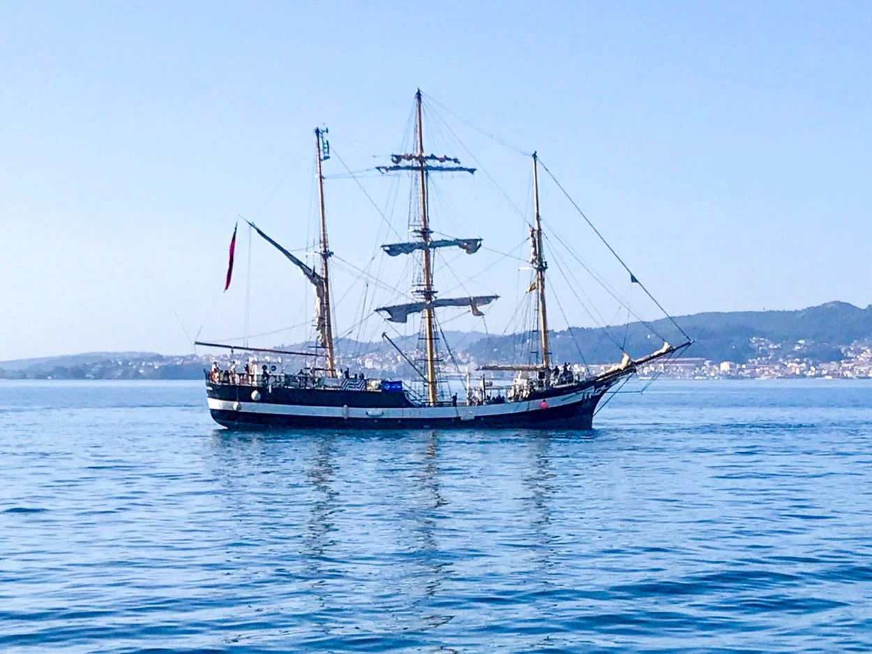 O septuagenário Pelican of London atraca em Vigo e pode ser visitado