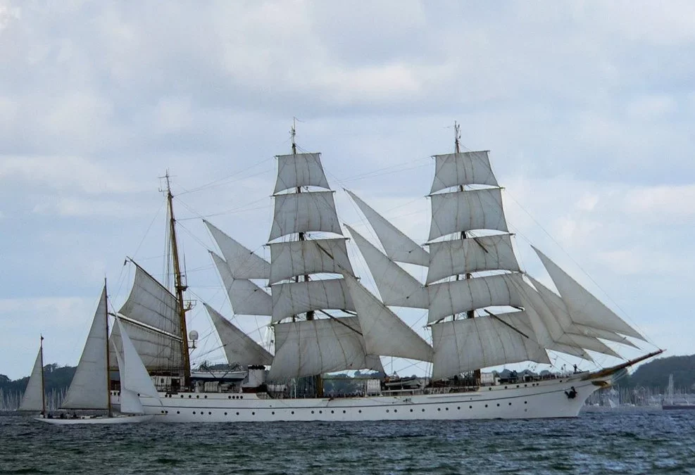 El buque escuela alemán «Gorch Fock» vuelve a Vigo
