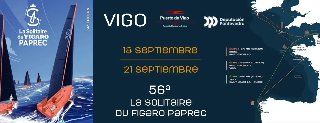 La ría de Vigo se prepara para acoger a la flota de La Solitaire du Figaro Paprec