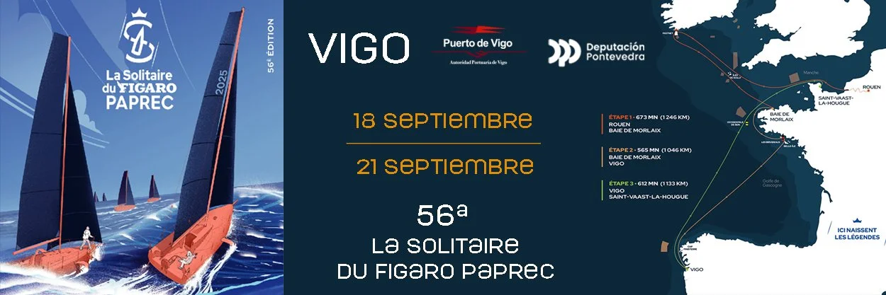 La ría de Vigo se prepara para acoger a la flota de La Solitaire du Figaro Paprec