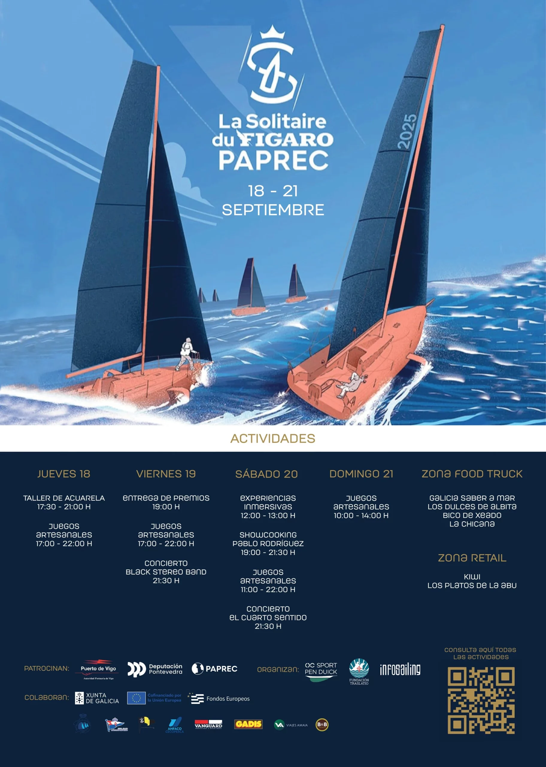 Actividades durante la escala de la Solitaire du Fígaro Paprec