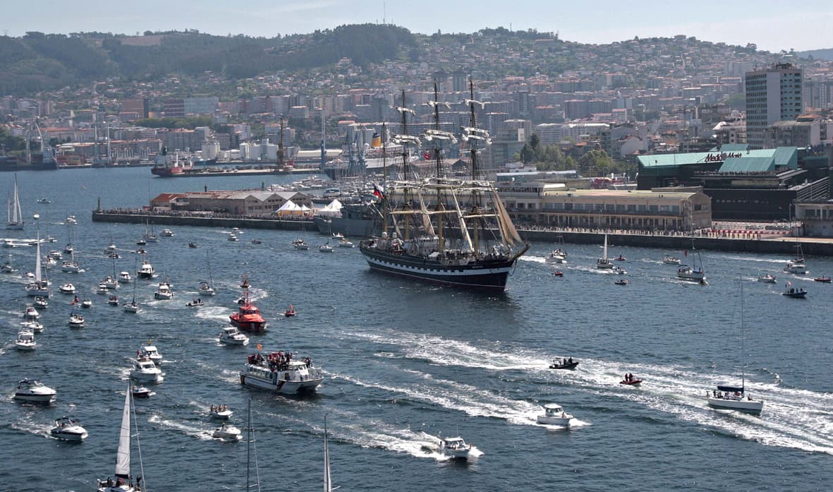 Iacobus_Mari_01 Grupos de barcos navegando por la ruta Iacobus Mari